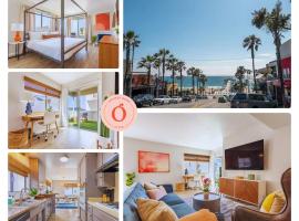 Downtown Manhattan Beach 3 Bed Townhouse Parking，位于曼哈顿海滩的酒店