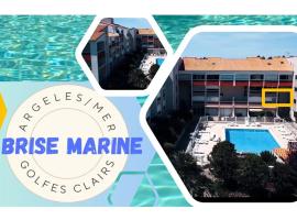 La Brise Marine ~ 300m mer~Piscine~Clim~Wifi~Calme，位于滨海阿热莱斯的酒店