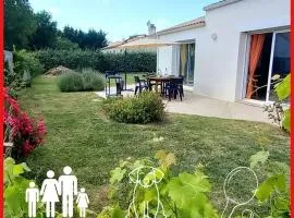 "VILLA MILARD" Maison, 8 personnes, grand jardin clos, chiens bienvenus