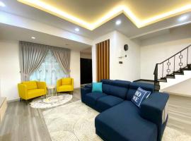 Modern Cozy House 4Room10pax @Near Sunway Carnival，位于北赖的酒店