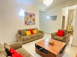 Exotic 2 BR Apartment at Wuye, Abuja - Wifi,Netflix，位于阿布贾阿布贾魔术岛附近的酒店