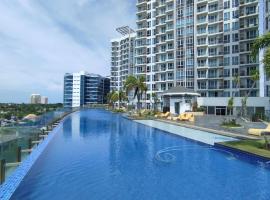 Mactan Newtown Beach Condo by FJCIVO，位于Lapu Lapu City的酒店