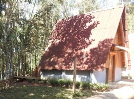 Cabana em Ouro Preto: represa mata caiaque e bike，位于欧鲁普雷图的木屋