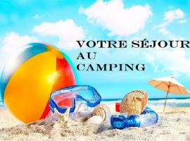 Bungalow confortable &agrave; Saint-Jean-de-Monts avec piscine，位于圣让-德蒙的简易别墅