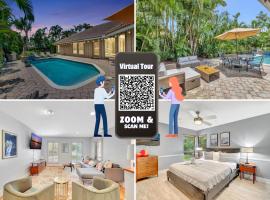 Idyllic Boca Pool Home: 4/2.5 + Study-FAU & Mizner，位于布卡拉顿的酒店