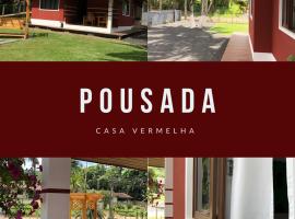 Casa vermelha, sitio pousada vô maneca，位于廷博的酒店