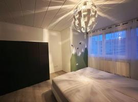 Zimmer in 100m² Wohnung mit Terrasse，位于杜伊斯堡的酒店