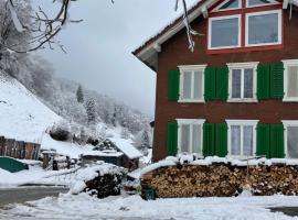 Private Room in an old Farmhouse near Vaduz，位于塞沃伦的自助式住宿