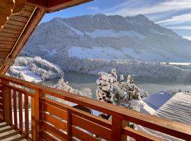 Chalet les Ecureuils Apartment Penthouse Suite，位于Crésuz的酒店