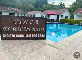 FINCA EL RECUERDO，位于Gachetá的酒店