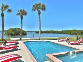 Oceanfront home with heated pool