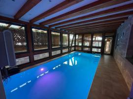 Apartment im Wald - mit Schwimmbad!，位于Heßles的酒店