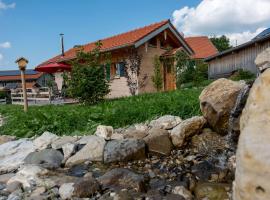 Tinyhouse Momente Chalet als Rückzugsort für Naturliebhaber im Oberallgäu，位于韦尔塔赫的木屋