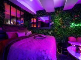 Love room “La nuit de rêve” centre historique，位于佩皮尼昂的酒店