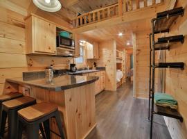 Ani Cabin Tiny Home Bordered By National Forest，位于查塔努加的小屋