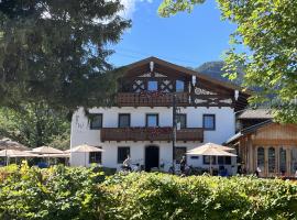 Wallerei Walchensee，位于瓦尔兴湖的酒店