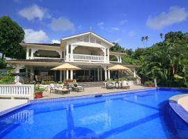 Beautiful 5-Bedroom Villa Ashiana in Marigot Bay villa，位于马里戈特湾的酒店