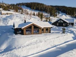 Moderne ski-in & ski-out hytte i Valdres, Norge - alt inkludert for ditt fjelleventyr，位于Aurdal的酒店