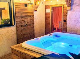 Cocon Nature Montpellier - Jacuzzi & Sauna - 300m du Tramway，位于卡斯泰尔诺勒莱的公寓