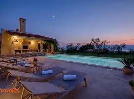Romantic villa with pool, beautiful nature and the sea view - by Traveler tourist agency Krk ID 2184