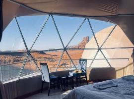 wadi rum guest house camp，位于亚喀巴的露营地