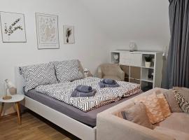 Modern Studio near Düsseldorf Airport & Messe/Fair，位于梅尔布施的公寓