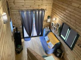 Tiny house bois cosy « Halte là »