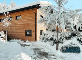 ZSAM Chalets mit Sauna und Hottub，位于加尔米施-帕滕基兴的木屋