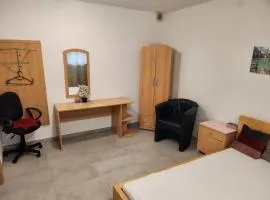 Halle, TOP -PREISE, große 79 qm SD FeWo, EG, wahlweise mit 1- 3 DZ, inklusiv TV Lounge, Küche, Bad WC Einfach und gut, Langzeitmieter VB Preise