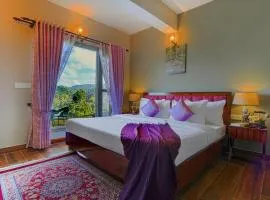 SaffronStays Edelweiss Bluebell House - 3BR English home with Himalayan peak views, bonfire & reading nook