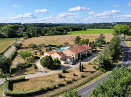 Logis Hôtel La Ferme de Flaran，位于Maignaut的酒店