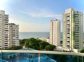 Cozy 2BR with ocean view in Cartagena