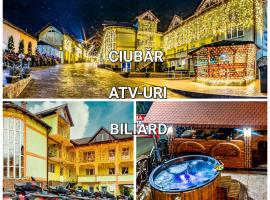 PENSIUNEA MIHAELA-Transalpina，位于诺瓦齐- 斯特拉尼的带热水浴缸的酒店