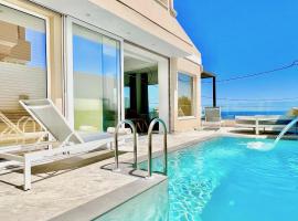 Luxury Villa Barbati Sun with private pool by DadoVillas，位于巴尔巴蒂的酒店