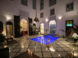 Palais Chahd Luxury，位于非斯的摩洛哥传统庭院
