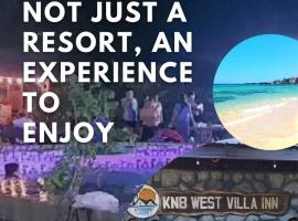 KNB WEST VILLA INN -PATAR，位于Bolinao的海滩短租房