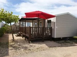 Mobile-home les pieds dans l'eau