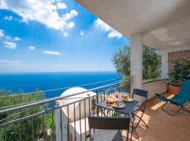 In Amalfi coast: Bouganvillea Romantica Casa vista mare，位于弗洛里的酒店