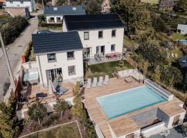 MY House's - 3 maisons avec piscine commune et la maison pour 3 personnes max avec jacuzzi privé，位于Vinalmont的酒店