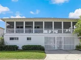 Big beach house, steps from the beach, w/ private pool.