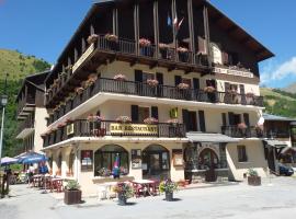 加利比耶酒店，位于瓦卢瓦尔大高原滑雪缆车附近的酒店
