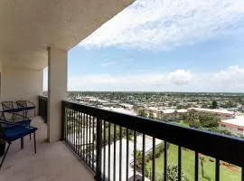 Beach views with top complex amenities and covered parking!