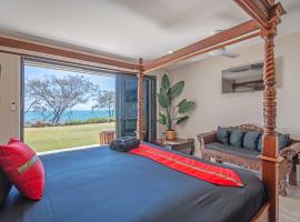 Baligara Absolute Oceanfront Guest Suite，位于巴加拉的带停车场的酒店