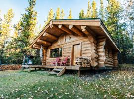 Rocky Mountain Escape Log Cabin Rentals - Rock Lake，位于Rock Lake Provincial Park的山林小屋