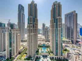 Bellavista - Magnificent - 3BR - 29 Boulevard - Partial Burj Khalifa & Fountain Views