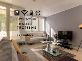 034- Tropisme, Appart 2 chambres, Clim, Wifi, Parking，位于蒙彼利埃的海滩酒店