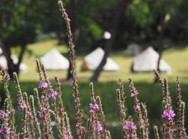 Iluka Retreat Glamping Village & Group Lodge Accommodation，位于红山南的木屋