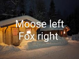 Lapland Snow Moose，位于Vittangi的山林小屋