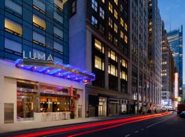 LUMA酒店 - 时代广场，位于纽约新阿姆斯特丹剧院附近的酒店