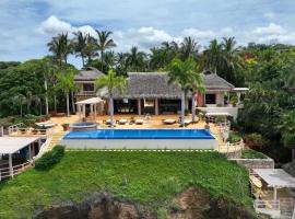 Villa exclusiva en Punta de Mita sobre la playa，位于蓬塔米塔的酒店